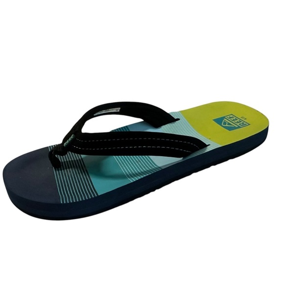 Reef Youth Ahi Beach Flip Flops Sandals Size 4/5 - Picture 4 of 5